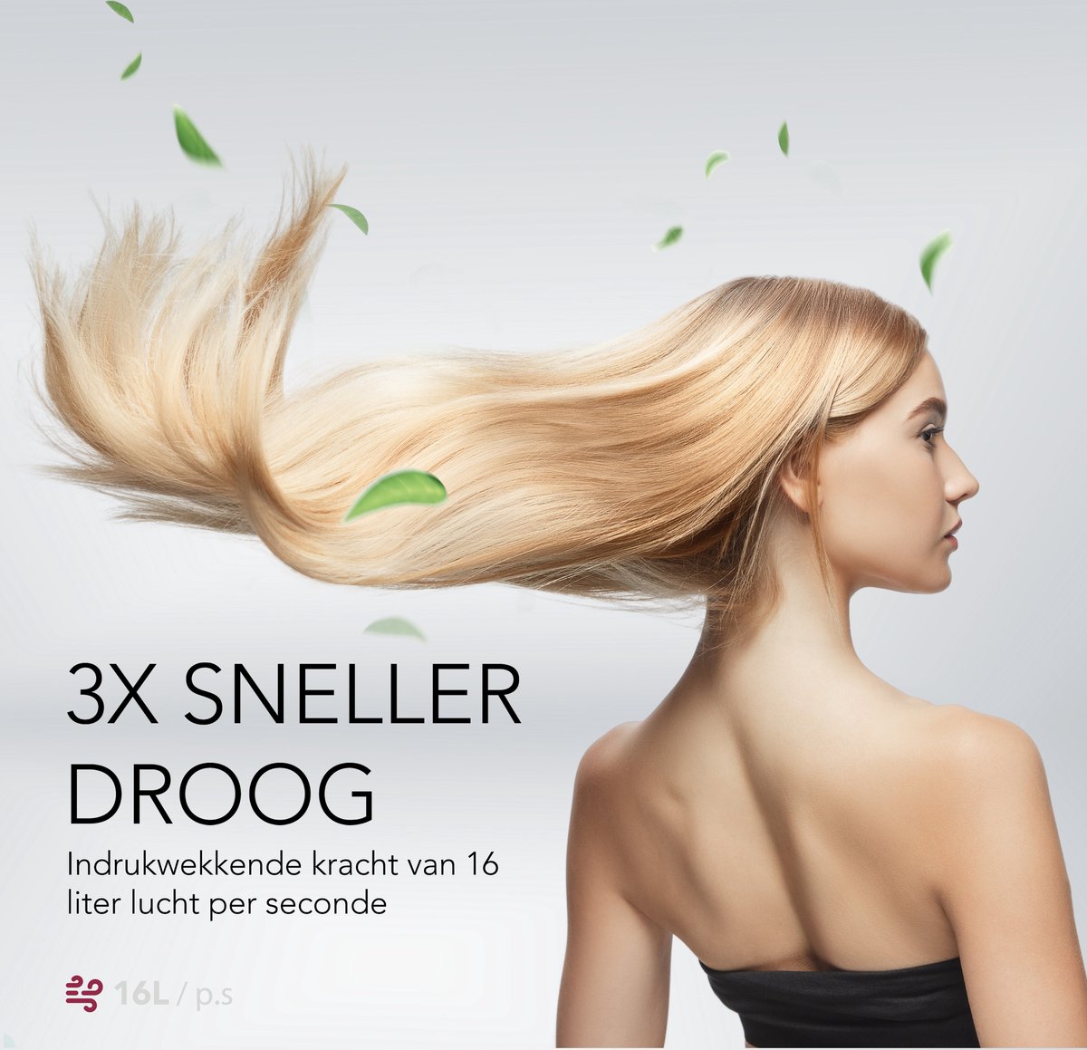 Max Pro NEO Föhn 2100W - Inclusief Diffuser en Twee Blaasmonden (93mm en 63mm) - Professionele Haardroger - Hair Dryer - Alle Haartypes - Snelle Droogtijd - Verminderd Haarbeschadiging - ION & Keramische Technologie - Zelfreinigende Functie