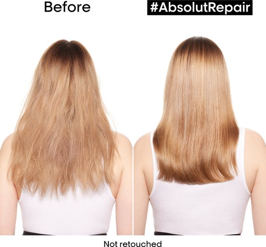 L’Oréal Professionnel Absolut Repair Golden Mask – Herstelt fijner, beschadigd haar - Serie Expert – 500 ml