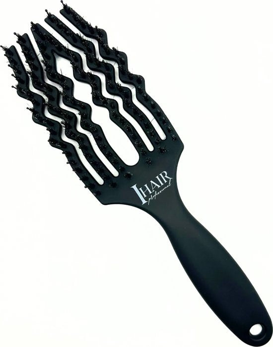 I Hair Professional Detangling Brush Zwart