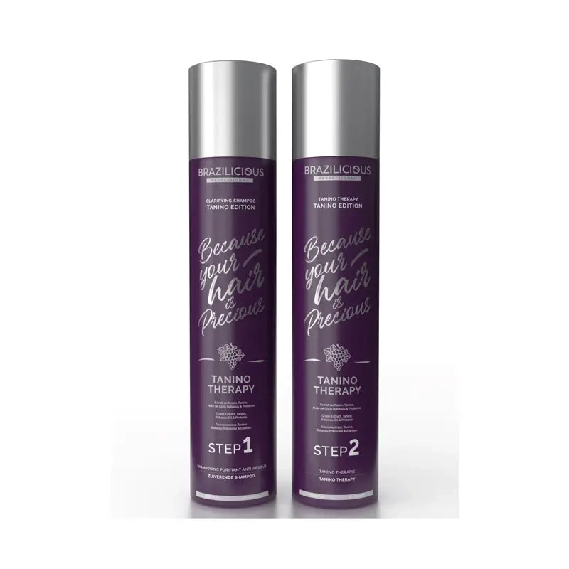 Brazilicious Tanino Therapy Keratine Behandeling Kit 2x 1000 ml
