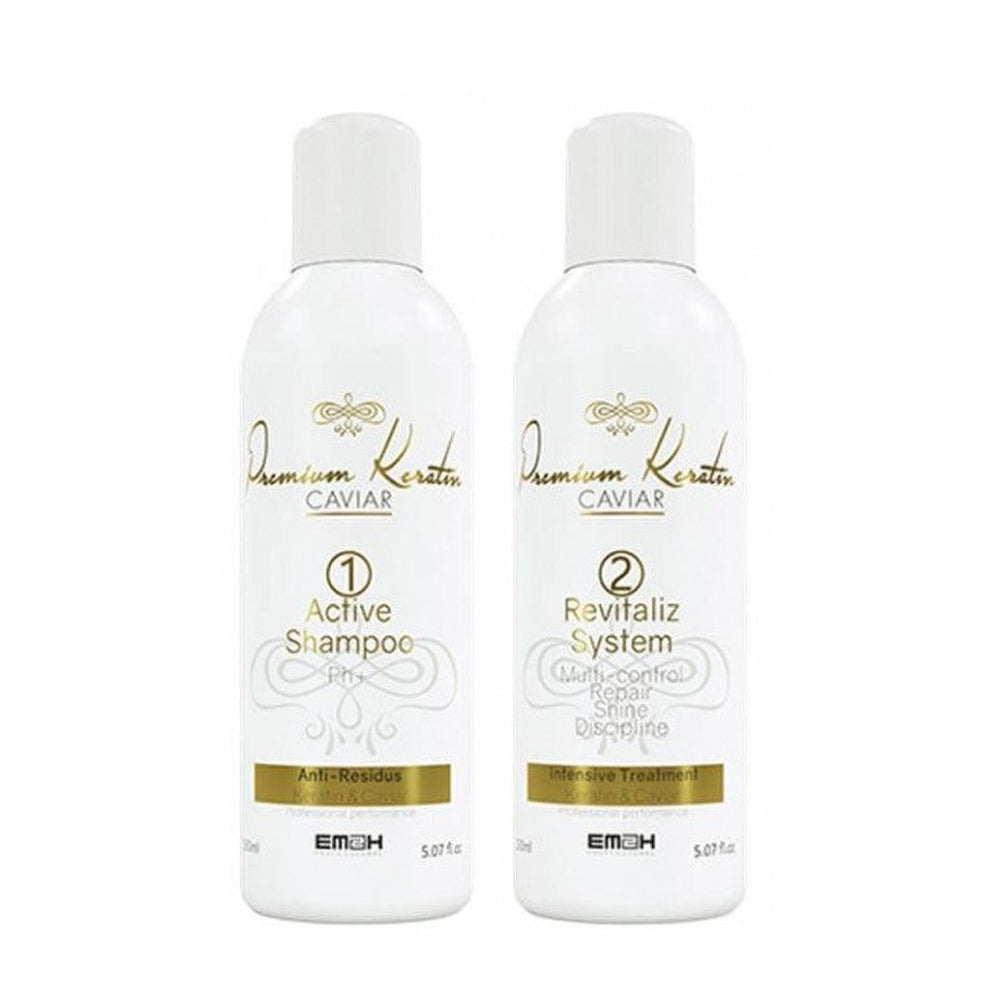 EM2H Premium Keratin Caviar Smoothing Set 2x 150 ml