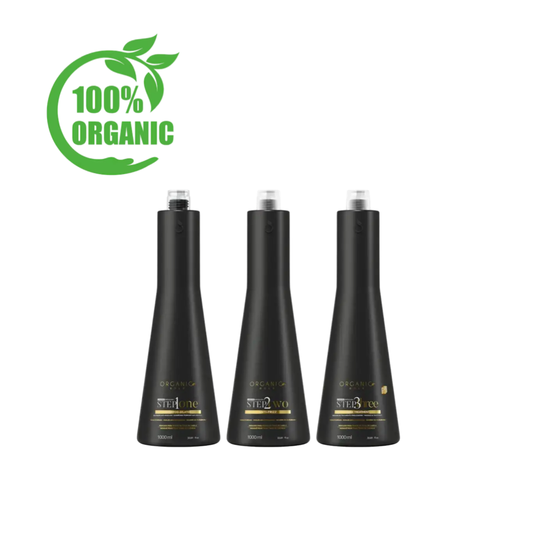 Organic Gold Keratine Behandeling Kit 3x1000ml