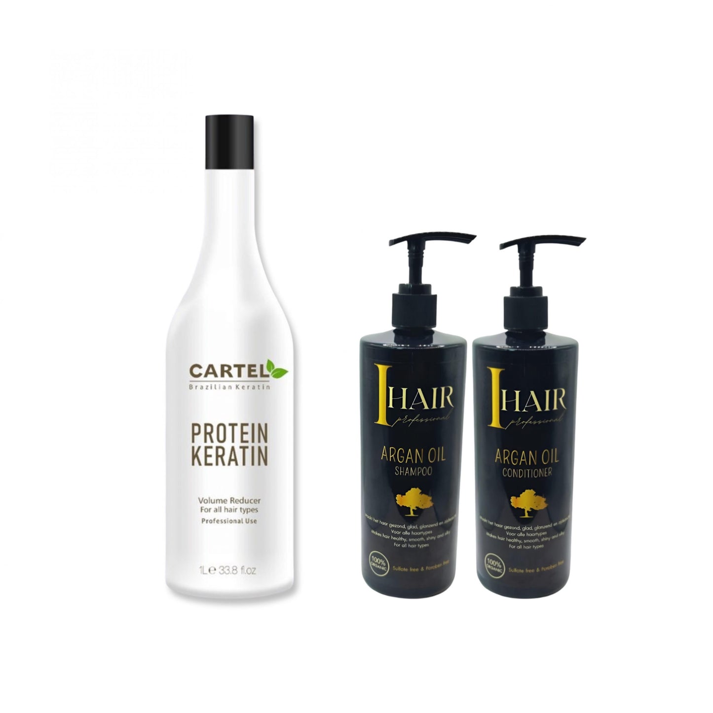 CARTEL BRAZILIAN PROTEIN 1000ML 100 % NATUURLIJK PRODUCT & I Hair Conditioner – Natuurlijke verzorging na Keratine