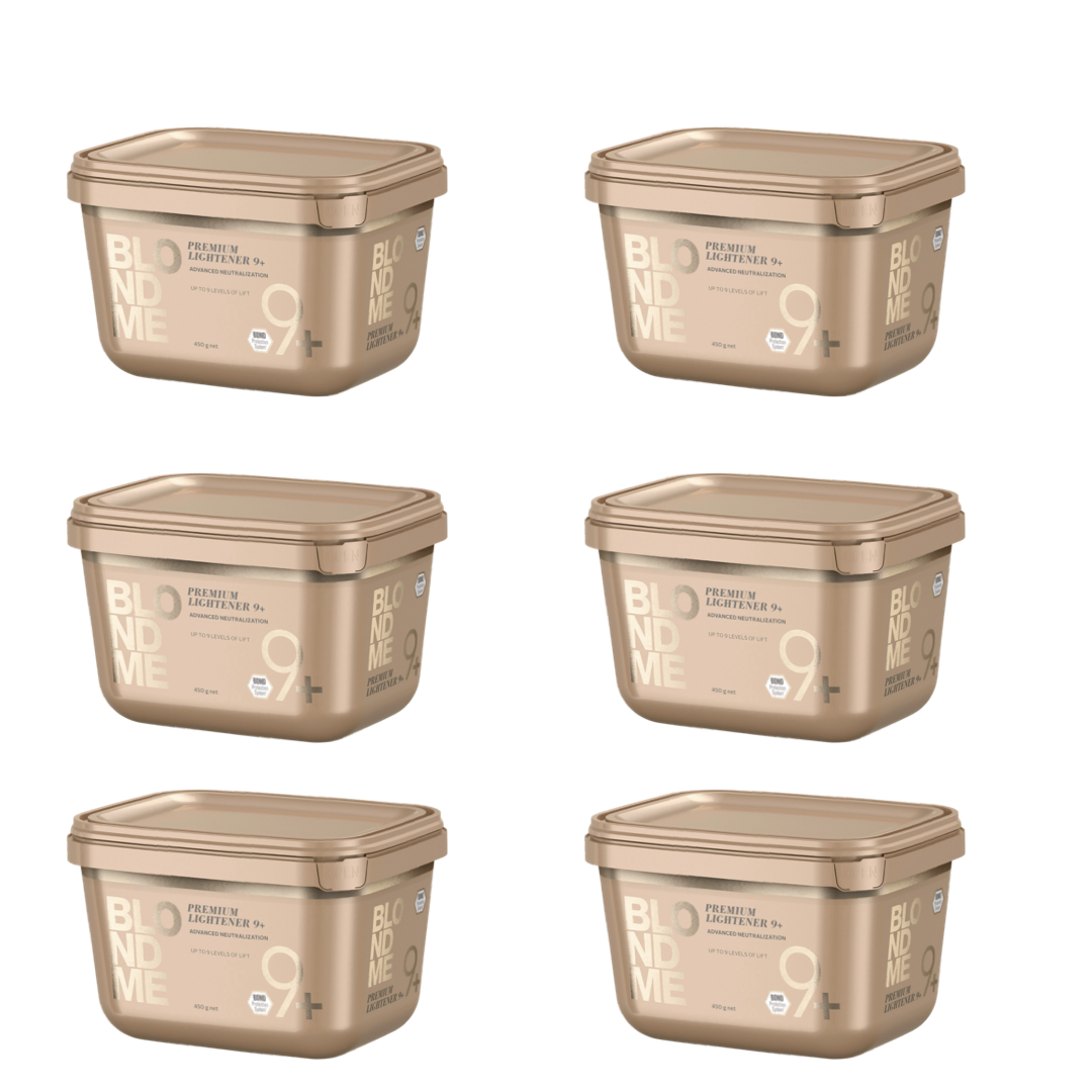 6x Schwarzkopf Professional Blond Me Premium Lift 9+ 450gr