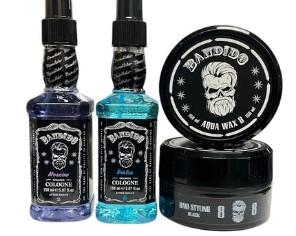 Bandido Aqua Wax Nr 8 150ml 2 Stuks + 2X Cologne Moscow 150ML