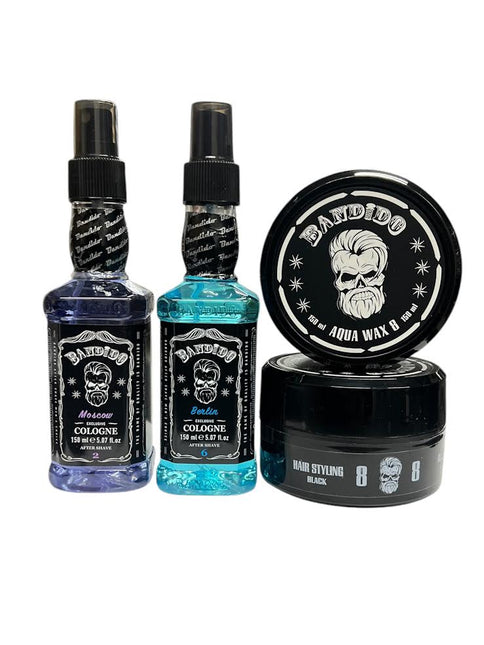 Bandido Aqua Wax Nr 8 150ml 2 Stuks + 2X Cologne Moscow 150ML