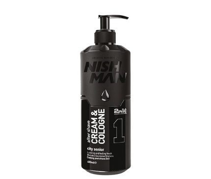 01 City Senior After Shave Cream Cologne 400ml Nishman