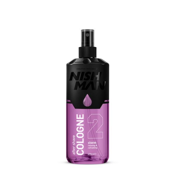 02 Storm After Shave Cologne 400ml Nishman