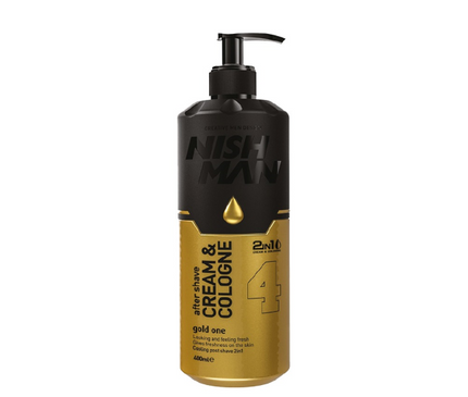 04 Gold One After Shave Cream Cologne 400ml Nishman