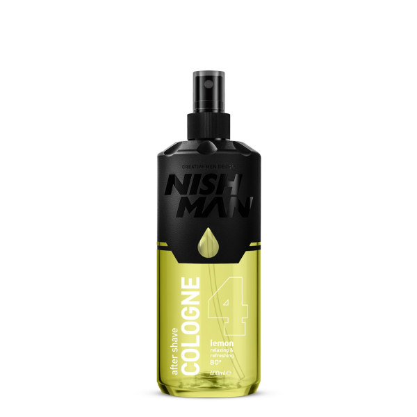 04 Lemon After Shave Cologne 400ml Nishman