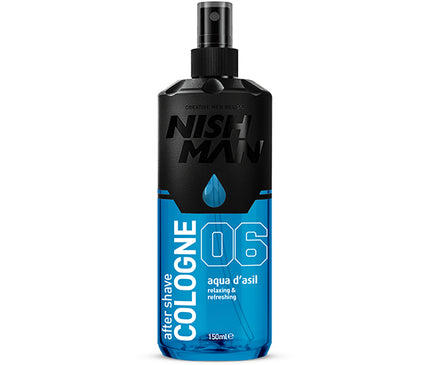 06 Aqua D'asil After Shave Cologne 150ml Nishman