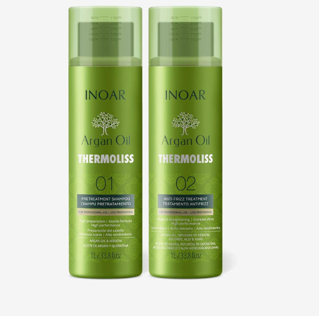 Inoar Argan Oil Thermoliss keratine behandeling 2x 900gram
