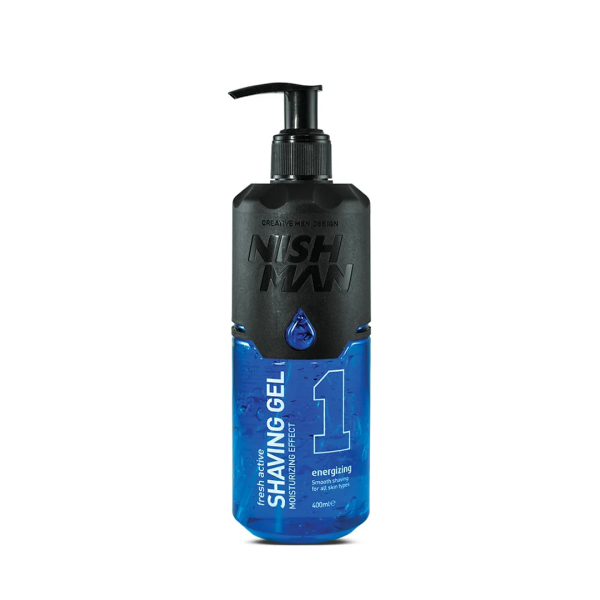 1 Energizing Shaving Gel 400ml Nishman