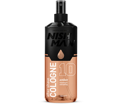 10 Amber After Shave Cologne 150ml Nishman