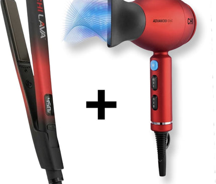 CHI Lava Volcanic Ceramic - Stijltang & CHI - 1875 Series - Advanced Ionic - Compact Hair Dryer