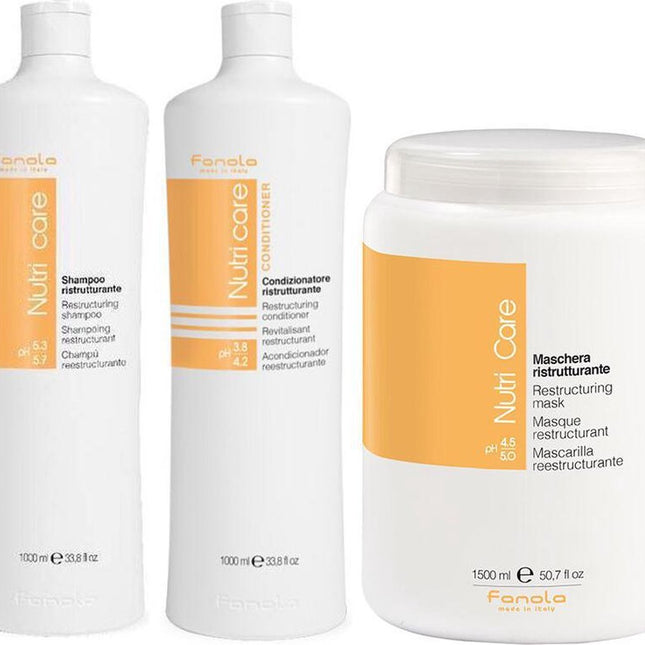 Droog haar pakket Fanola Nutri Care XL