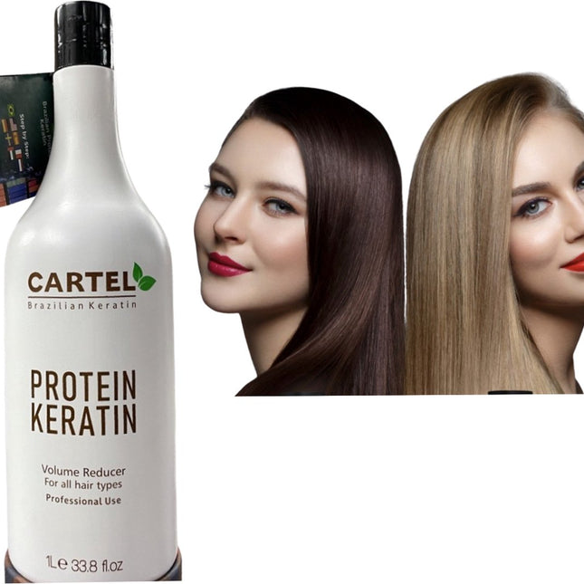 CARTEL BRAZILIAN KERATIN & PROTEIN 1000ML 100 % NATUURLIJK PRODUCT