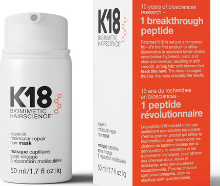 K18 - Hair Leave-in Molecular Repair Mask - 50ml