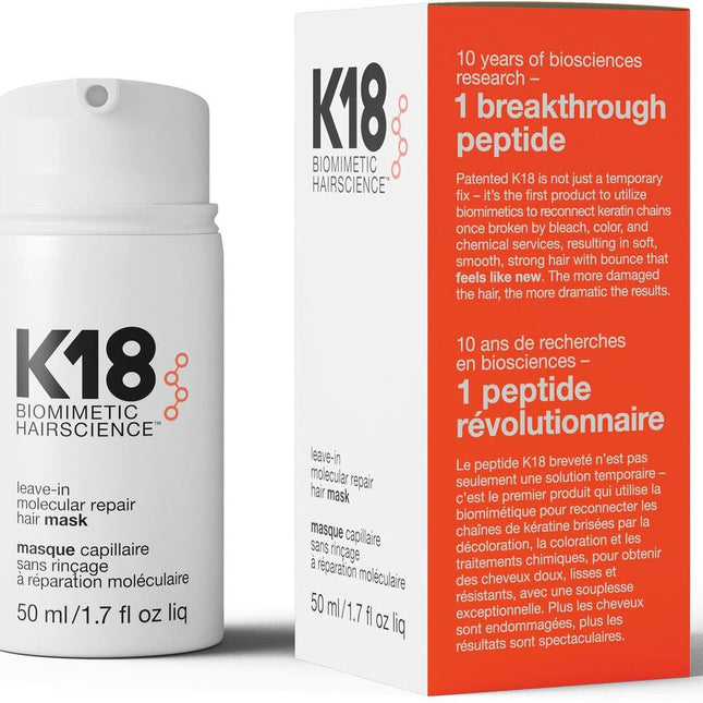 K18 - Hair Leave-in Molecular Repair Mask - 50ml
