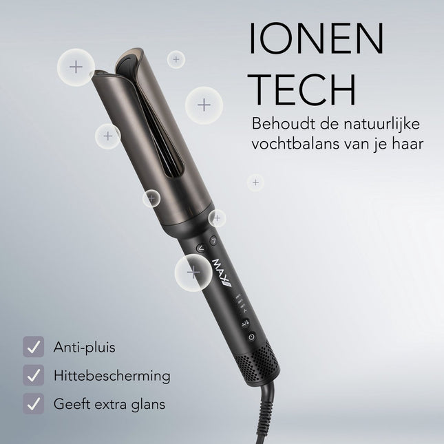 Max Pro Twist Autocurler 34mm - Automatische Krultang - Curling Iron - Perfecte Krullen in Seconden