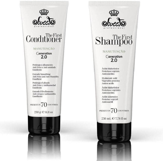 Sweet Professional - The First Shampoo Mantenimiento Gen 2 230 ml &amp; Sweet Hair Professional The First Conditioner Ultra Perfomance -230g