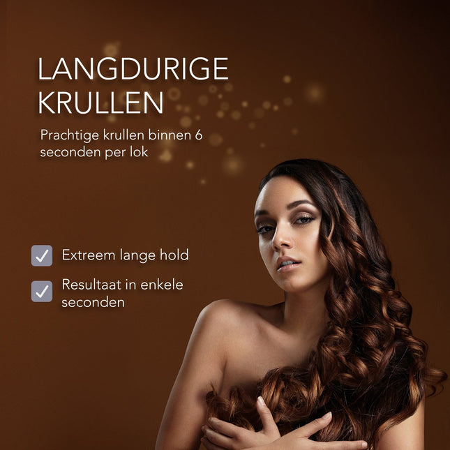 Max Pro Twist Autocurler 34mm - Automatische Krultang - Curling Iron - Perfecte Krullen in Seconden