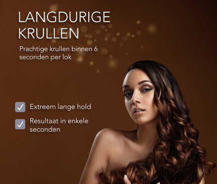 Max Pro Twist Autocurler 34mm - Automatische Krultang - Curling Iron - Perfecte Krullen in Seconden