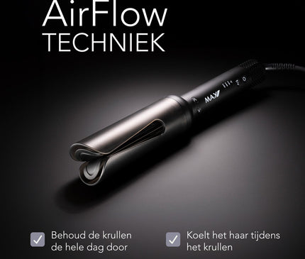 Max Pro Twist Autocurler 34mm - Automatische Krultang - Curling Iron - Perfecte Krullen in Seconden