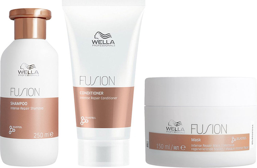 Wella Oil Reflections Herstelset – Voor beschadigd haar – 3-delig pakket