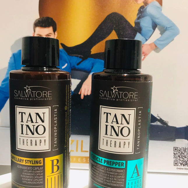 Salavatore Tanino Therapy,een Keratine Treatment van het hoogste Niveau.100 ml shampoo &amp; 100 ml conditioner