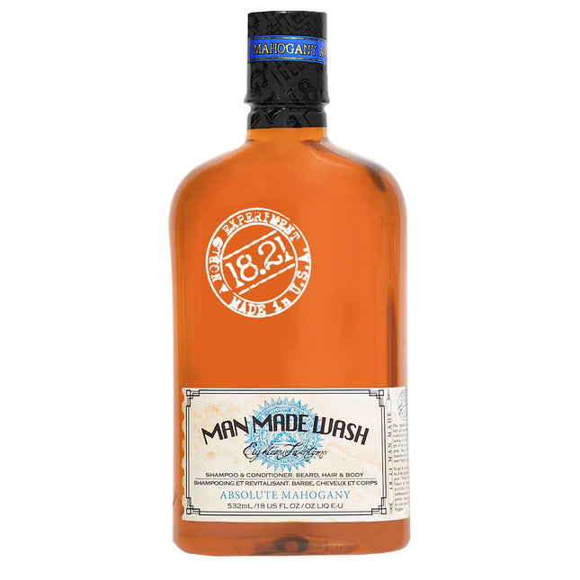 18.21 Man Made Wash Shampoo &amp; Conditioner Absolute Mahogany  532ml