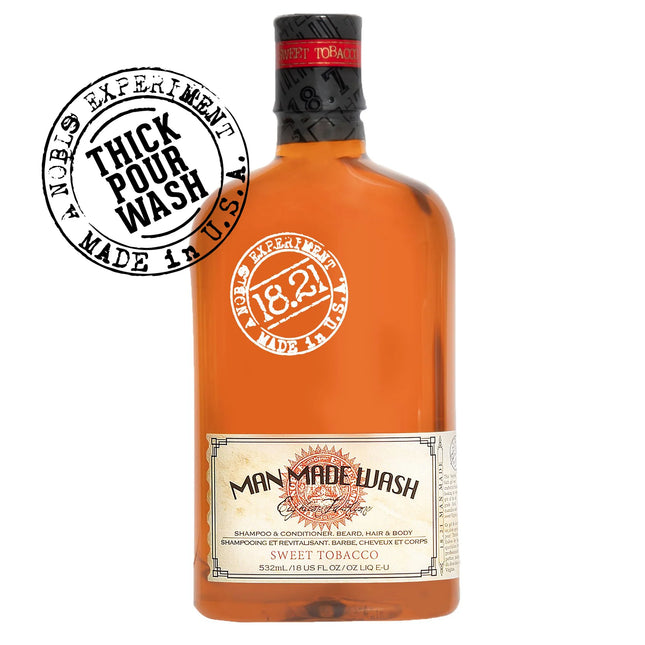 18.21 Man Made Wash Sweet Tobacco Shampoo &amp; Conditioner 532ml