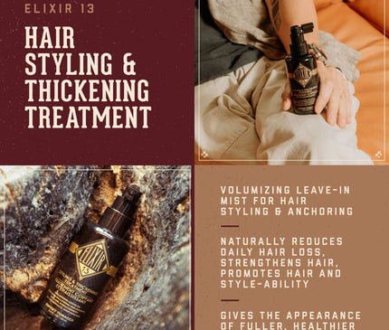 18.21 Man Made Elixir 100ml – Styling & Thickening Treatment voor Mannen