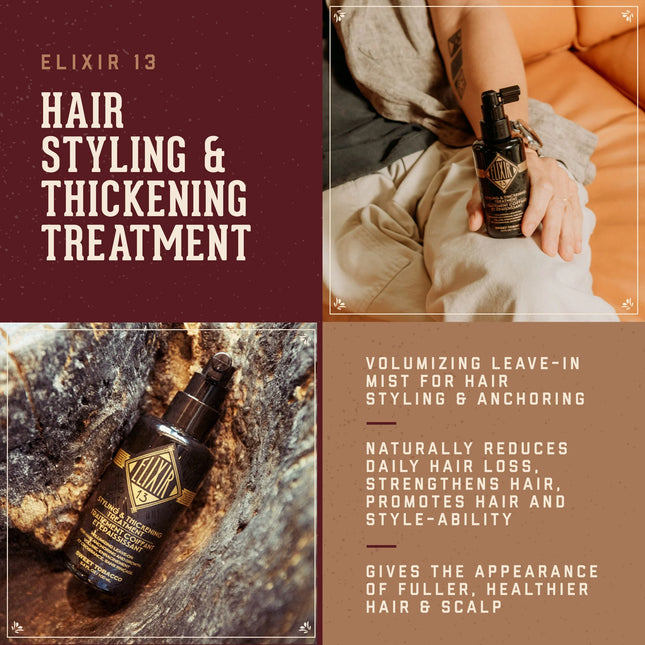 18.21 Man Made Elixir 100ml – Styling & Thickening Treatment voor Mannen