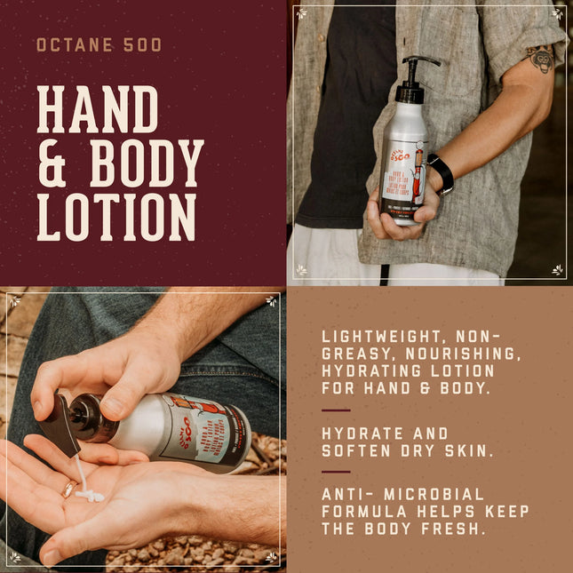 Manmade 18.21 Octane 500 Body Lotion – Luxe Bodylotion voor Mannen