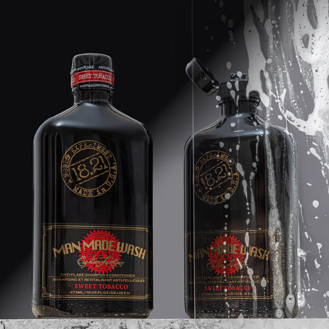 18.21 Man Made Wash Anti-Flake Shampoo &amp; Conditioner Sweet Tobacco 473ml