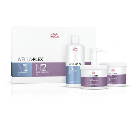 Professionals Wellaplex N°1 Bond Maker + N°2 Bond Stabilizer Pakket Salon Kit 1500ml