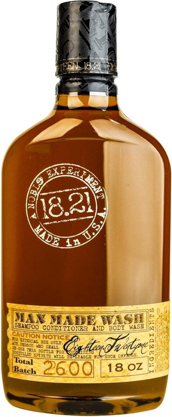 18.21 Man Made Wash - Body wash - Man care - Man wash - Man shampoo - Man conditioner - Stoer merk - Barber product
