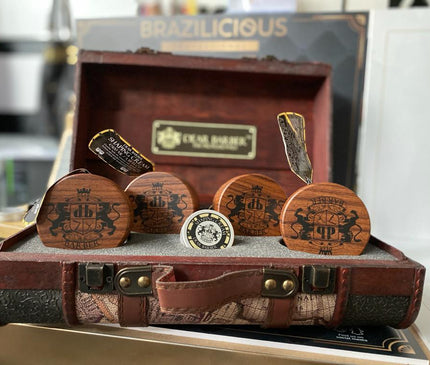 Dear Barber Vintage Wooden Suitcase M/S
