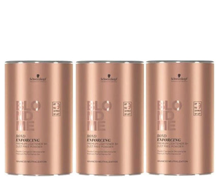3x Schwarzkopf Blond Me Premium Lift 9+ 450gr