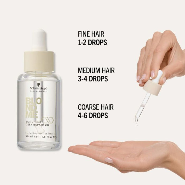 Schwarzkopf BlondMe Bondfinity Deep Repair Mask 200ml + Oil 50ml