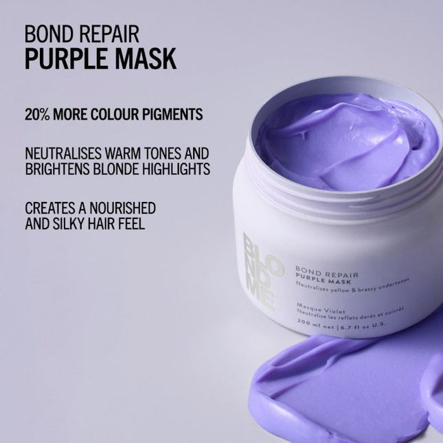 Schwarzkopf BlondMe Bond Repair Purple Pakket