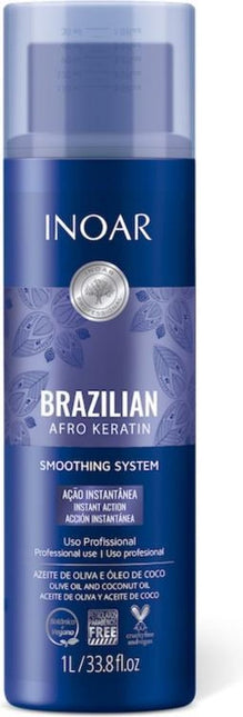 Inoar Brazilian Afro Keratin keratine behandeling Complete behandeling | 1000 ML