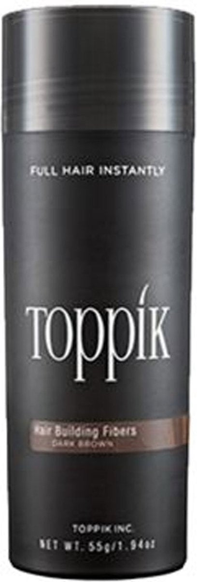 Toppik Hair Building Fibers medium bruin - 27,5 gram - Cosmetische Haarverdikker - Verbergt haaruitval - Direct voller haar