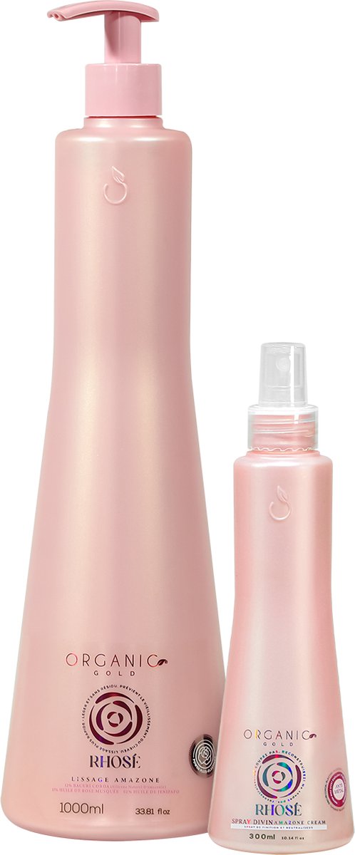 Lissage Amazone Rhosé organic gold 1L + SPRAY DIVIN CREAM 300ml