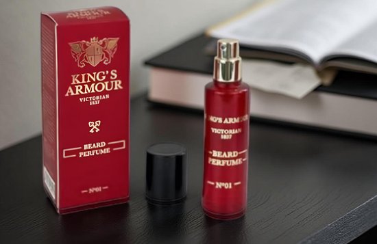 King's Armour baardparfum Care and Fragrance for the Beard, Beard Care Spray, 40 ml