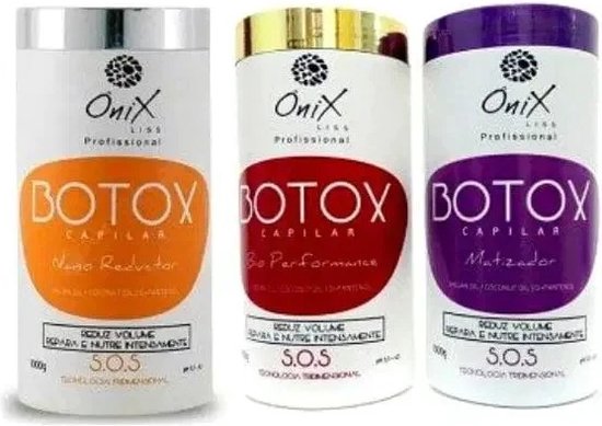 ONIX BOTOX CAPILAR NANO REDUCTOR+1 KG BOTOX ONIX MATIZADOR ( MAUVE )+ Onix Botox capilar Nano Reductor 1000 ml