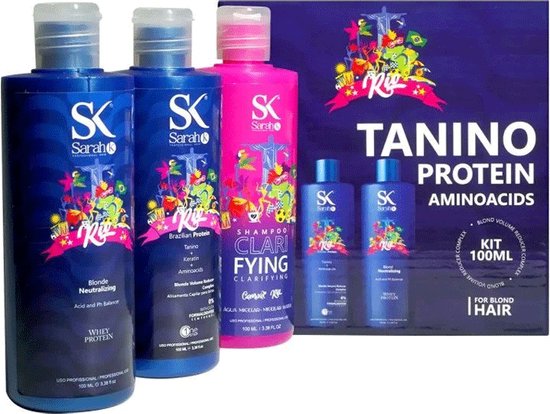 Sarah K Professional Hair Rio Tanino Proteïne Behandeling 3x100ml