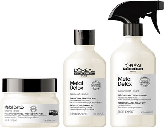 L’Oréal Metal Detox 3-Delige Set – Minder Haarbreuk & Perfecte Kleur | Flaka.be flaka.be