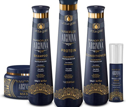 Vitta Gold Nanoplex Arginina Brazilian Protein Kit 1000ml